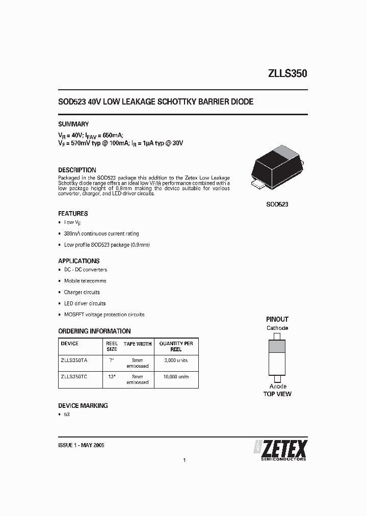 ZLLS350TC_1339253.PDF Datasheet