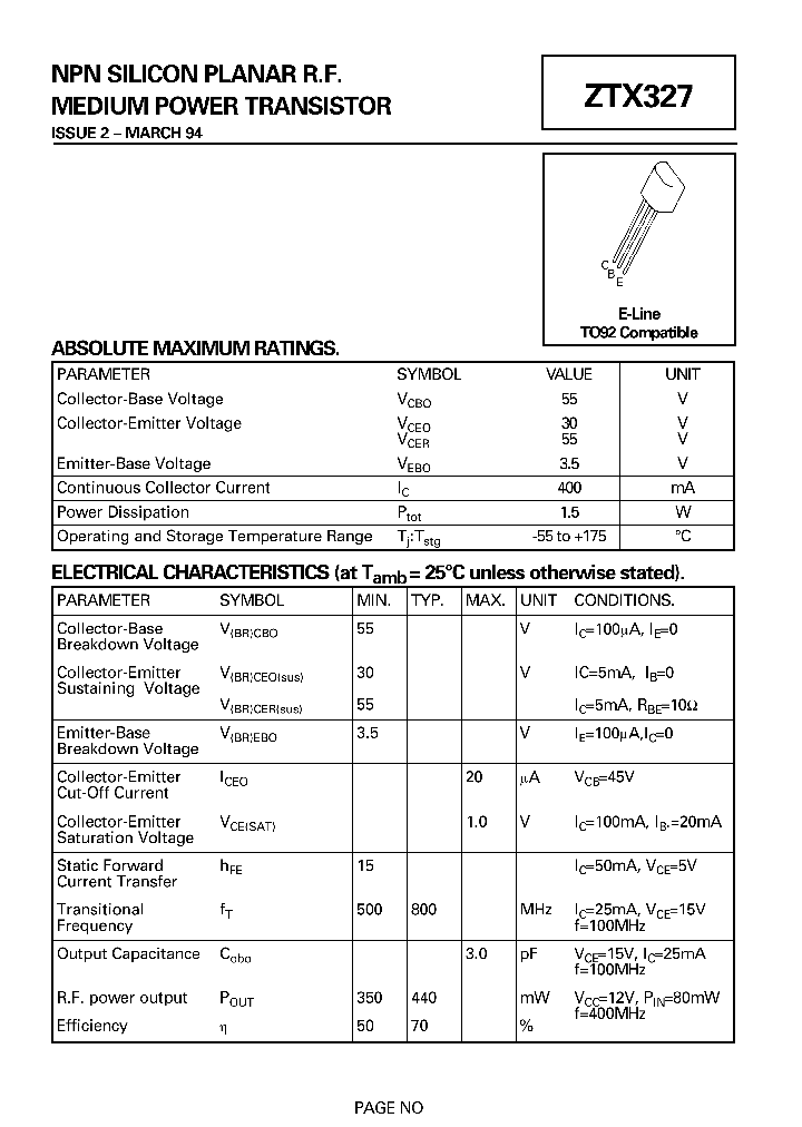 ZTX327_1339534.PDF Datasheet