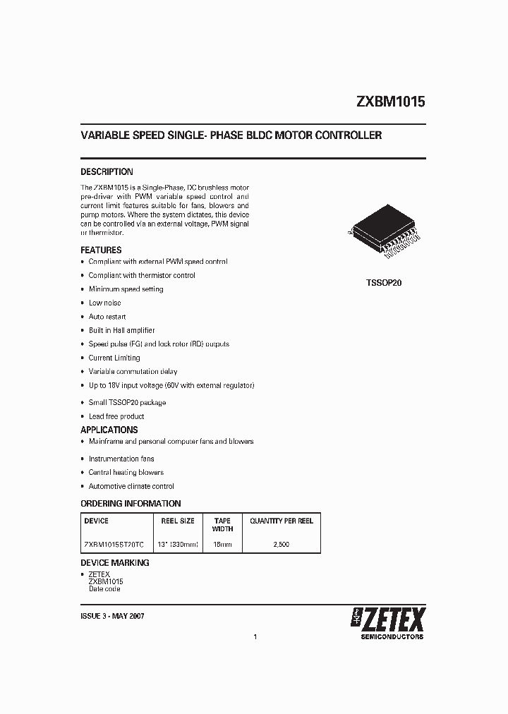 ZXBM101507_1339711.PDF Datasheet