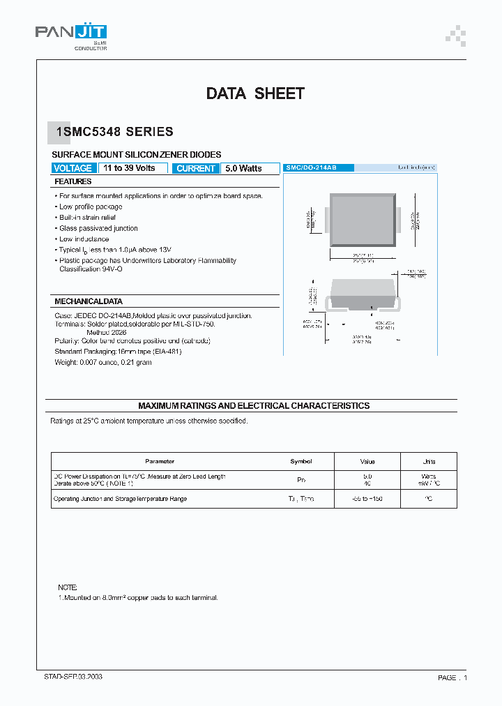 1SMC534803_4121505.PDF Datasheet