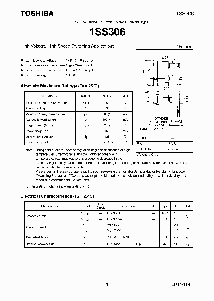 1SS30607_4126401.PDF Datasheet