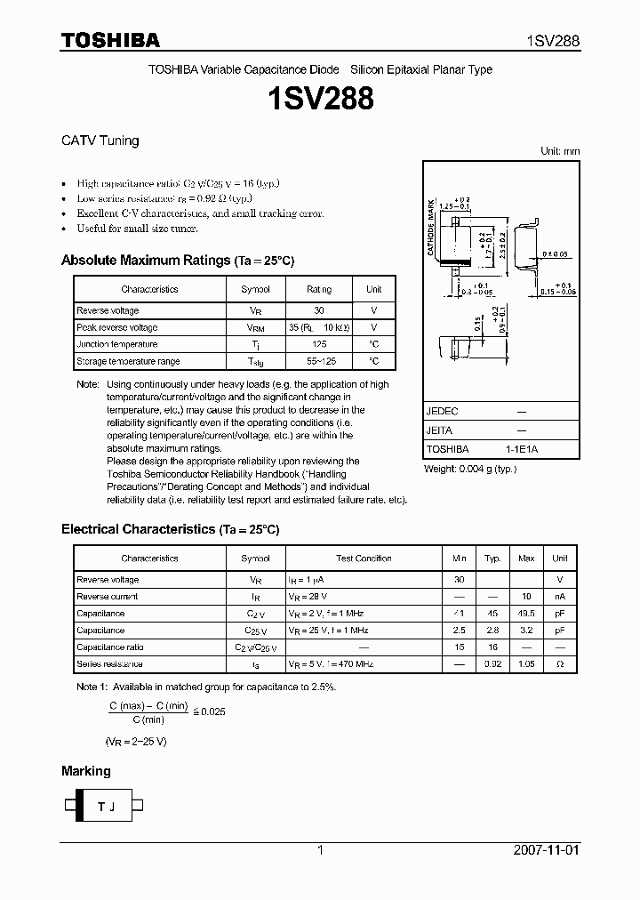 1SV28807_4124881.PDF Datasheet