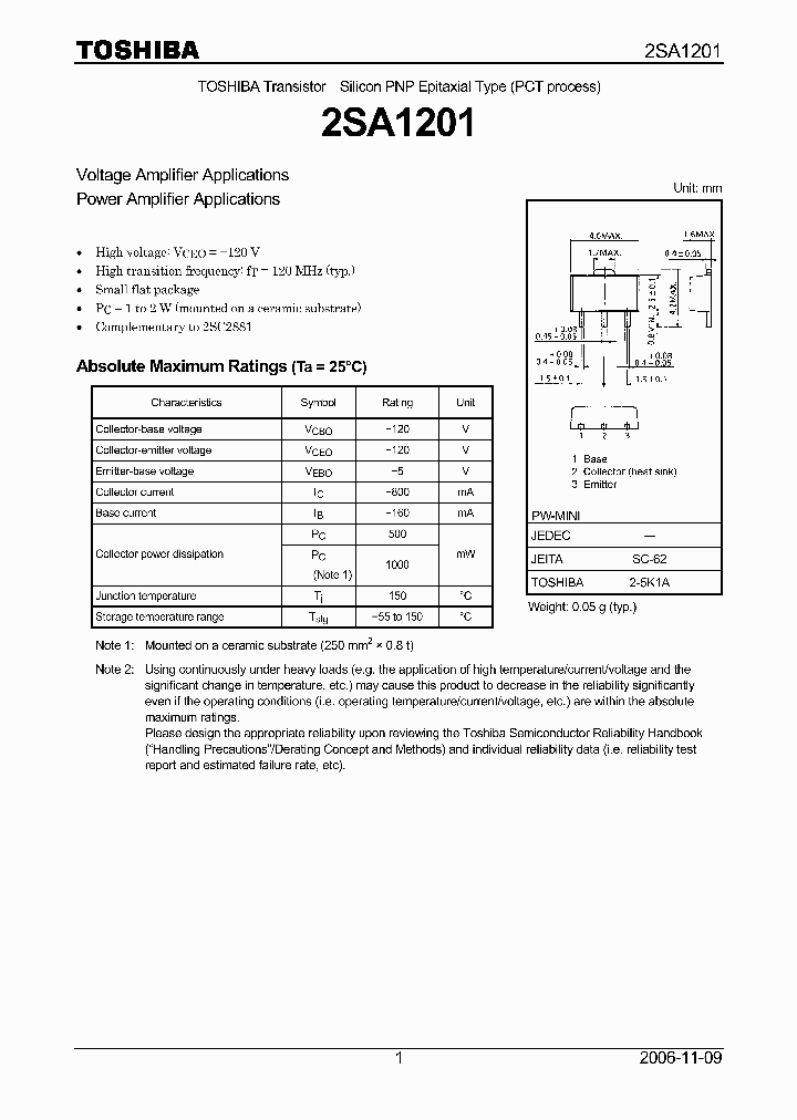 2SA120107_4124672.PDF Datasheet