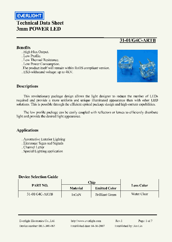31-01-G4C-ARTB_4135359.PDF Datasheet