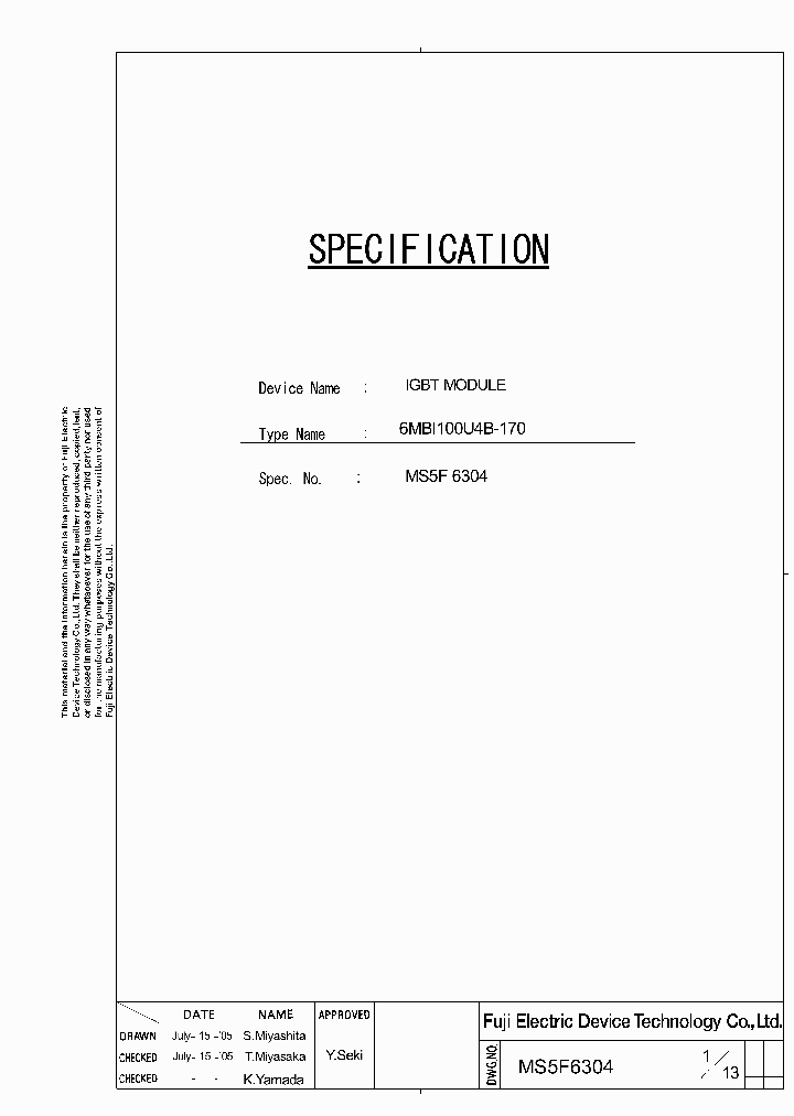 6MBI100U4B-170_4130988.PDF Datasheet