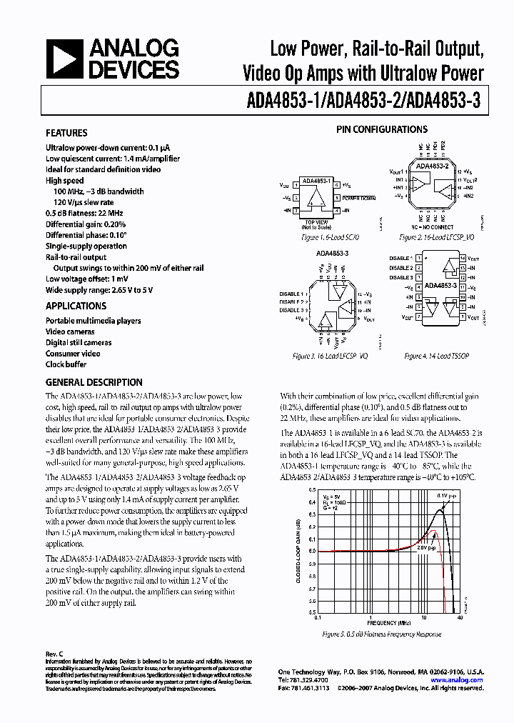 ADA4853-107_4140025.PDF Datasheet