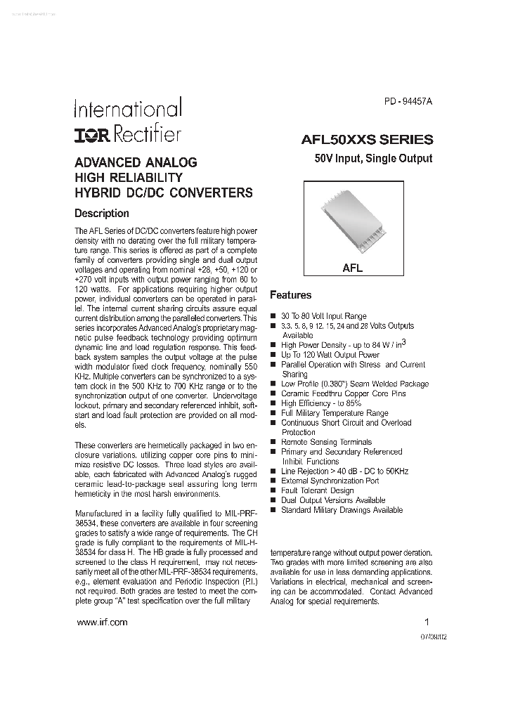 AFL5009S_4161039.PDF Datasheet