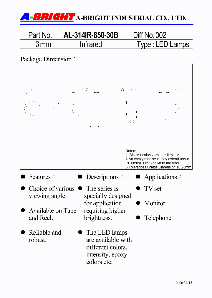 AL-314IR-850-30B_4144374.PDF Datasheet