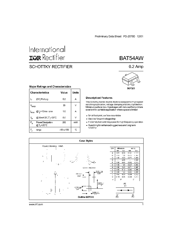 BAT54AW_4106107.PDF Datasheet