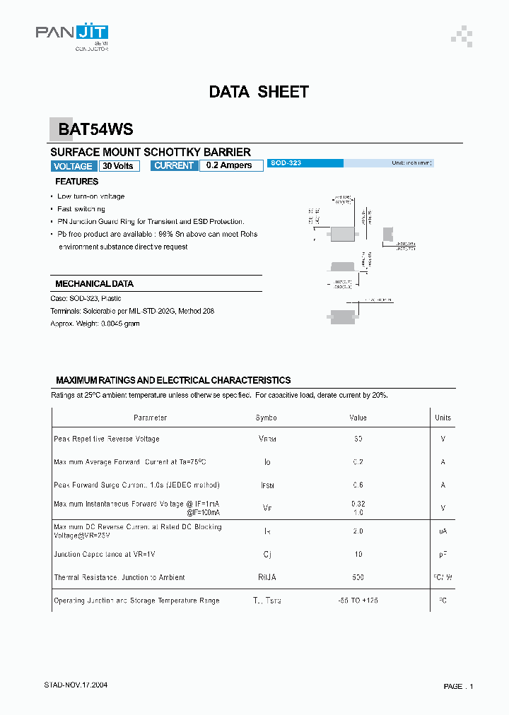 BAT54WS04_4120873.PDF Datasheet