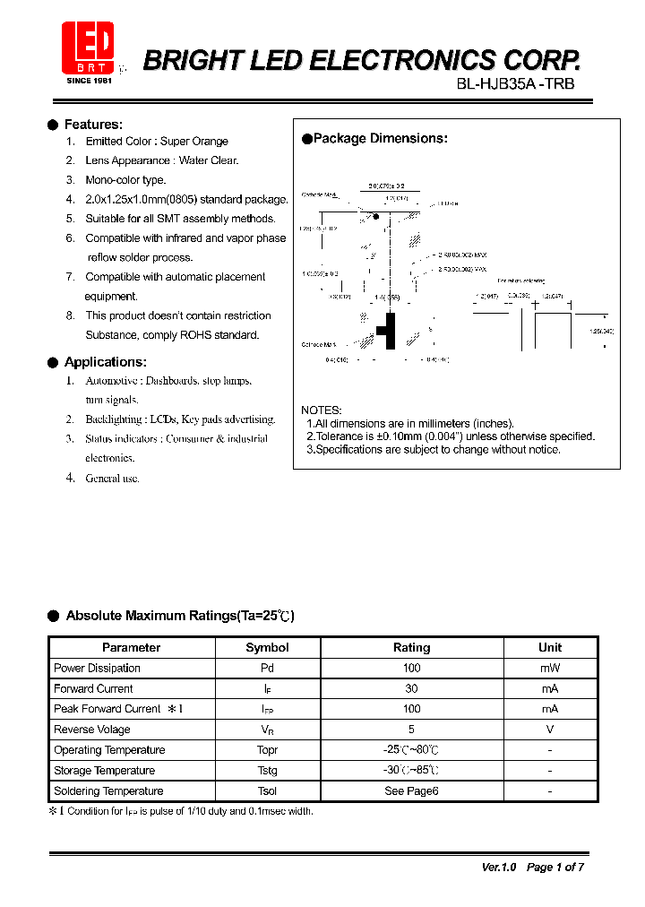 BL-HJB35A-TRB_4138208.PDF Datasheet