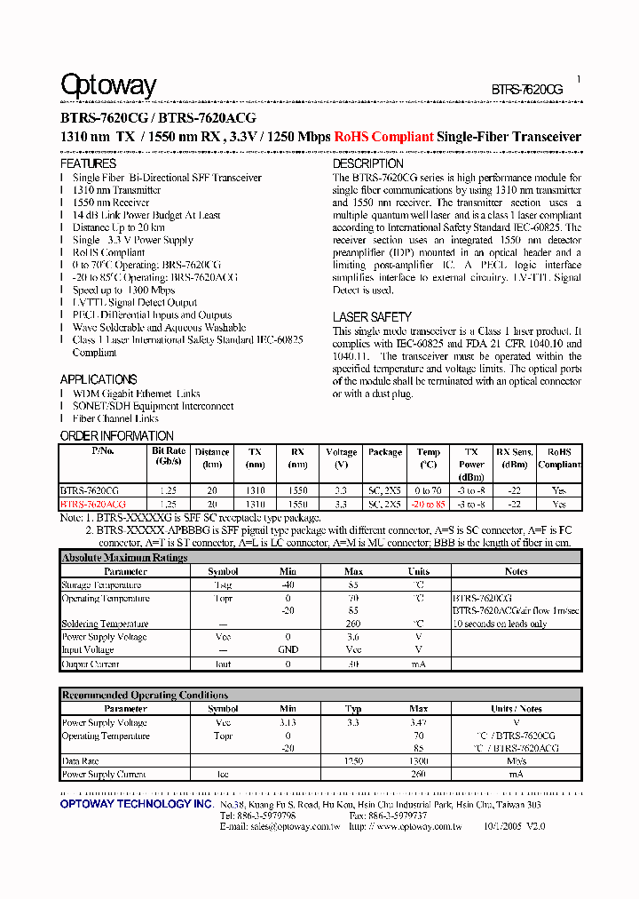 BTRS-7620CG_4119426.PDF Datasheet