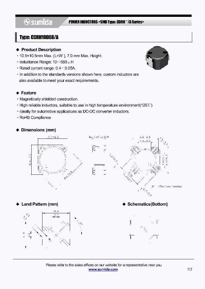 CDRH10D68_4137593.PDF Datasheet