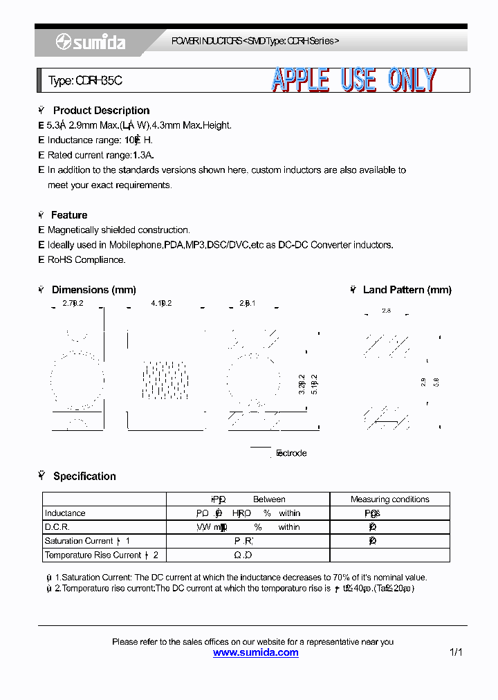 CDRH35C_4137518.PDF Datasheet