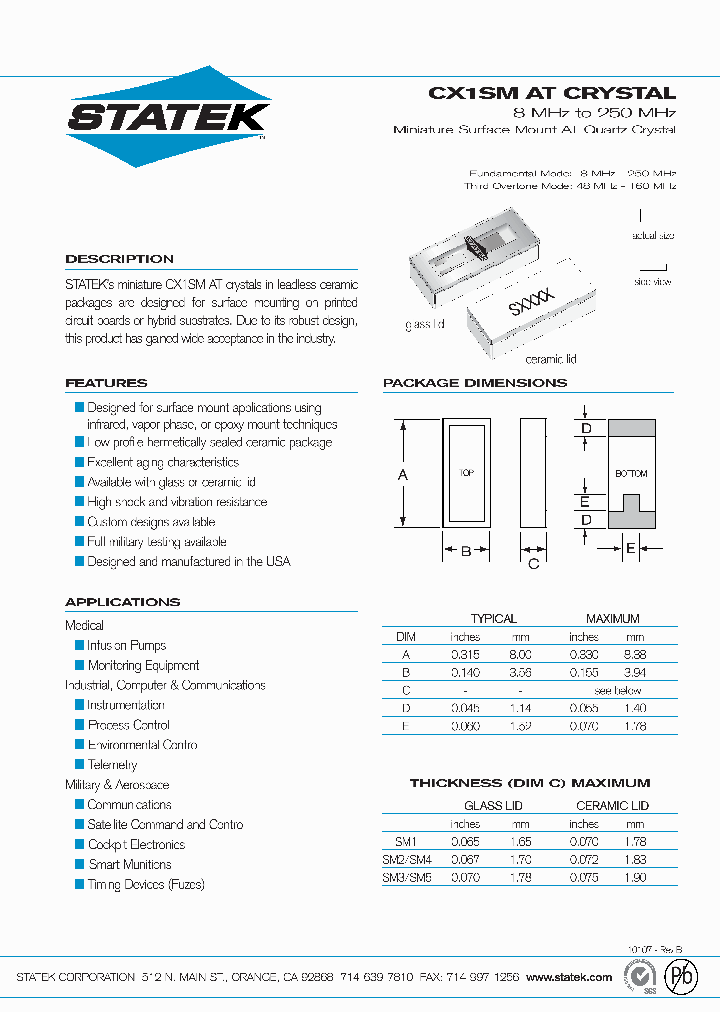CX1SM_4120726.PDF Datasheet