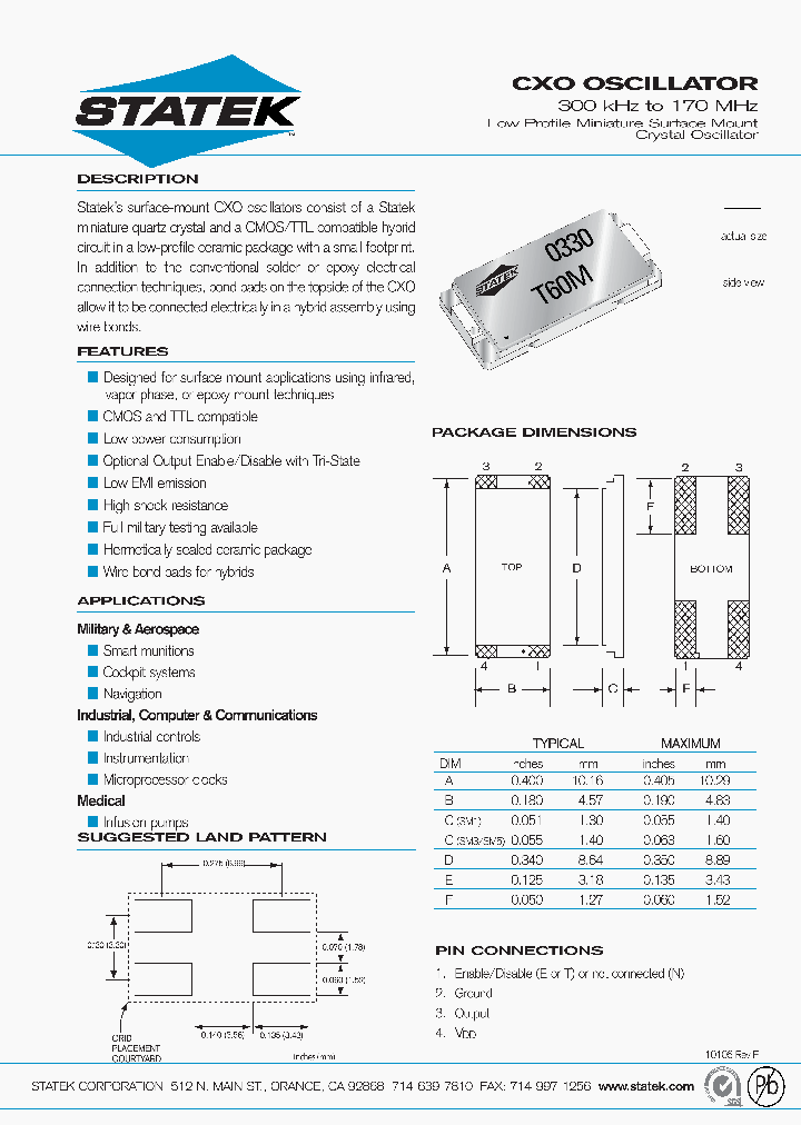 CXO_4120716.PDF Datasheet