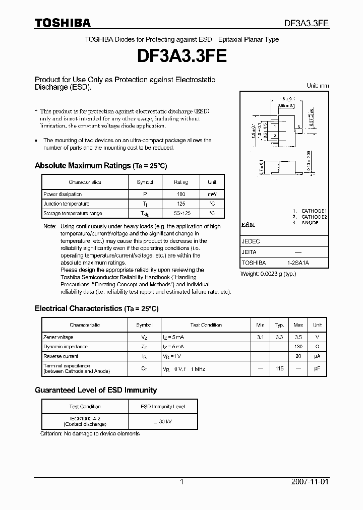 DF3A33FE_4125100.PDF Datasheet