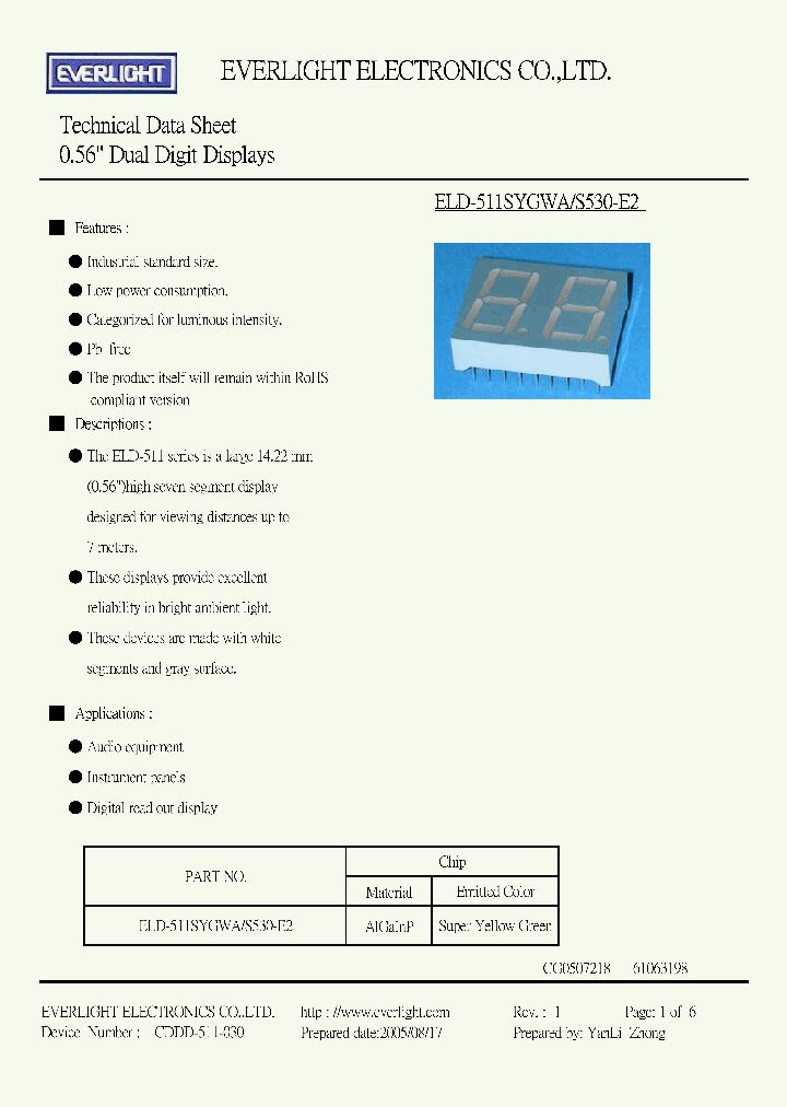 ELD-511SYGWA-S530-E2_4155138.PDF Datasheet