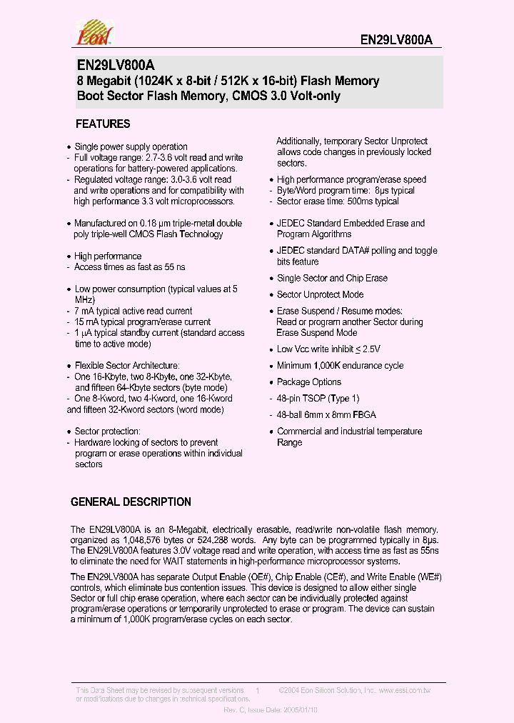 EN29LV800A_4103128.PDF Datasheet