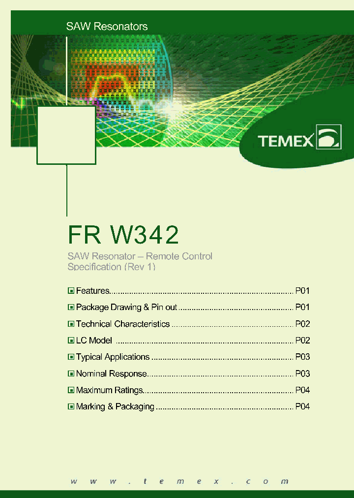 FRW342_4118010.PDF Datasheet