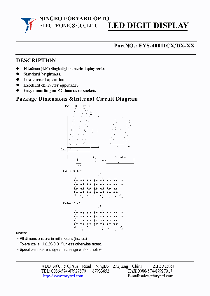 FYS-40011DX_4141109.PDF Datasheet