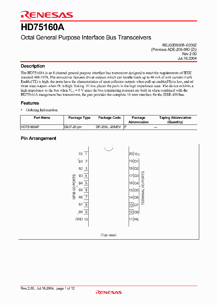 HD75160A_4131135.PDF Datasheet