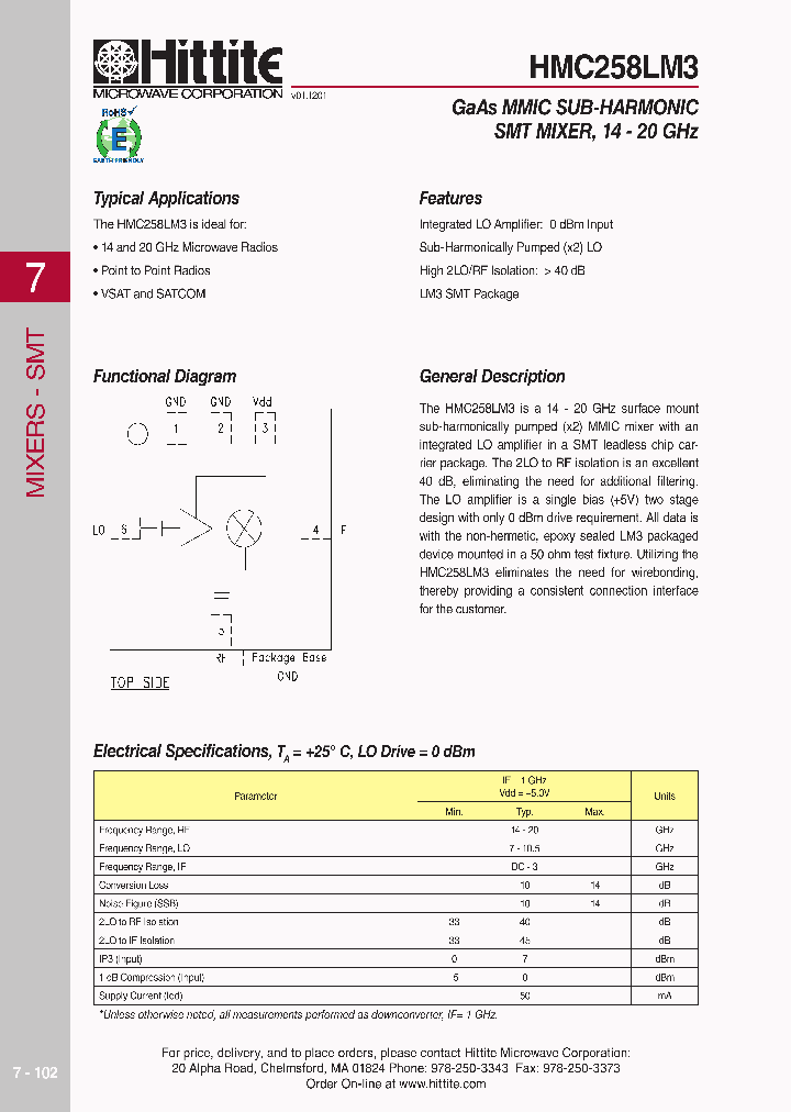 HMC258LM306_4138663.PDF Datasheet