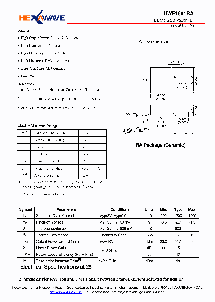 HWF1681RA_4140523.PDF Datasheet