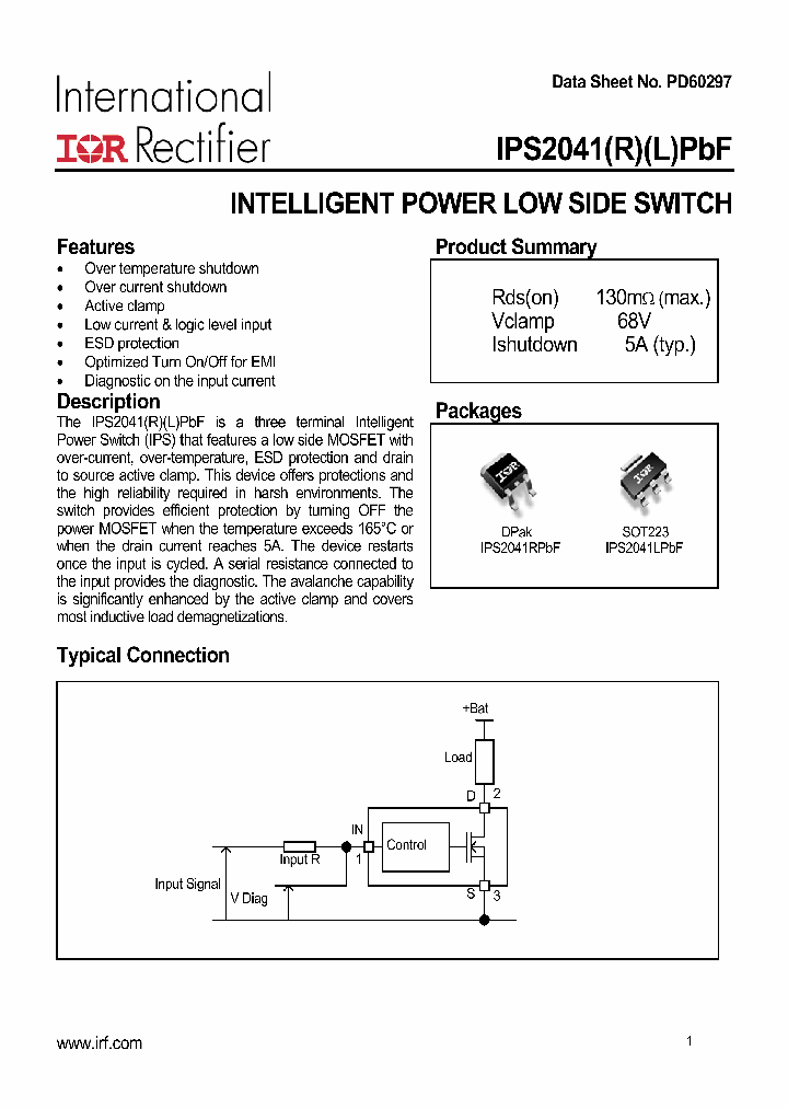 IPS2041PBF_4120581.PDF Datasheet
