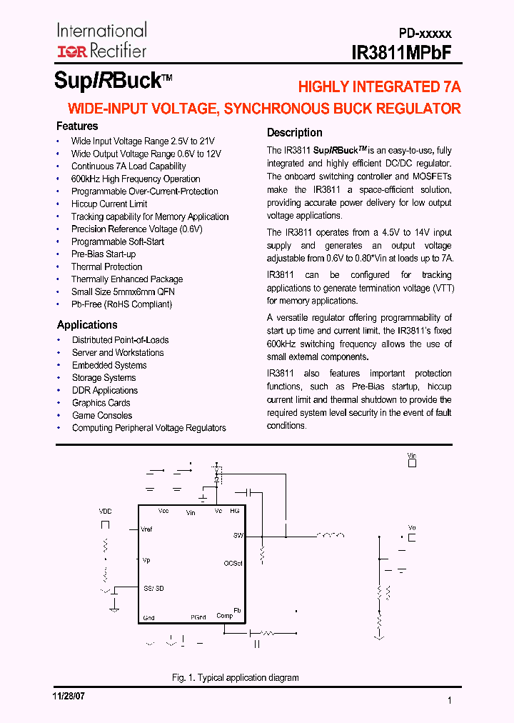 IR3811MPBF_4107146.PDF Datasheet