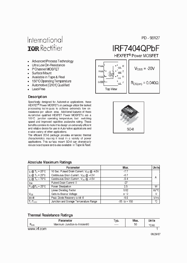 IRF7404QPBF_4121734.PDF Datasheet