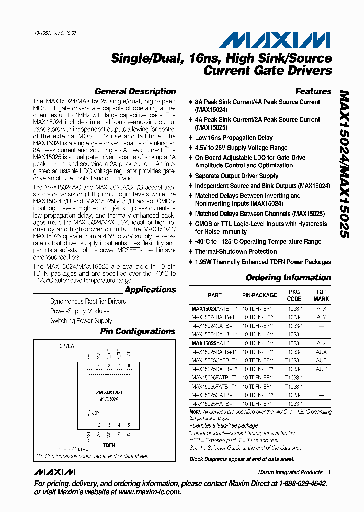 MAX15024_4127597.PDF Datasheet