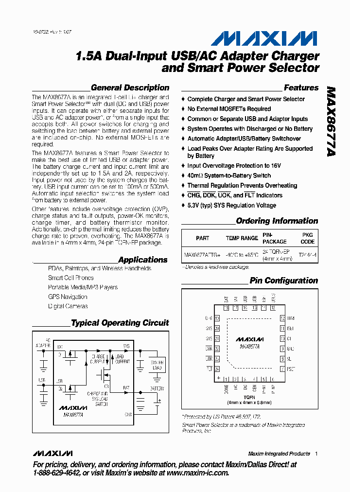 MAX8677AETG_4134140.PDF Datasheet