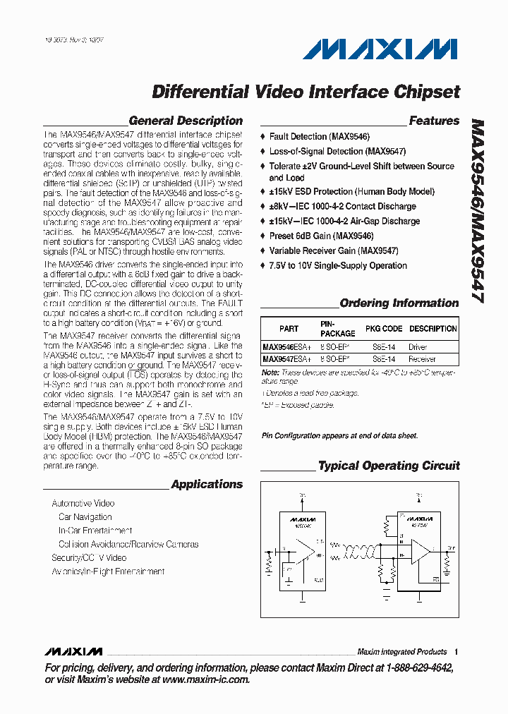 MAX95460710_4127797.PDF Datasheet