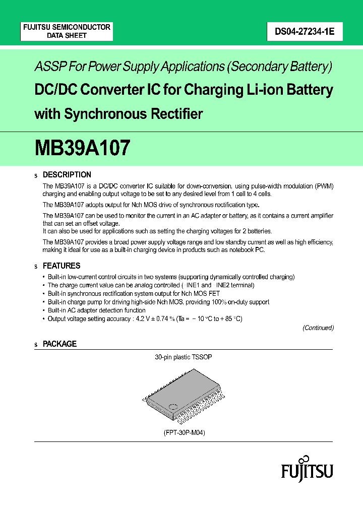 MB39A107_4112707.PDF Datasheet