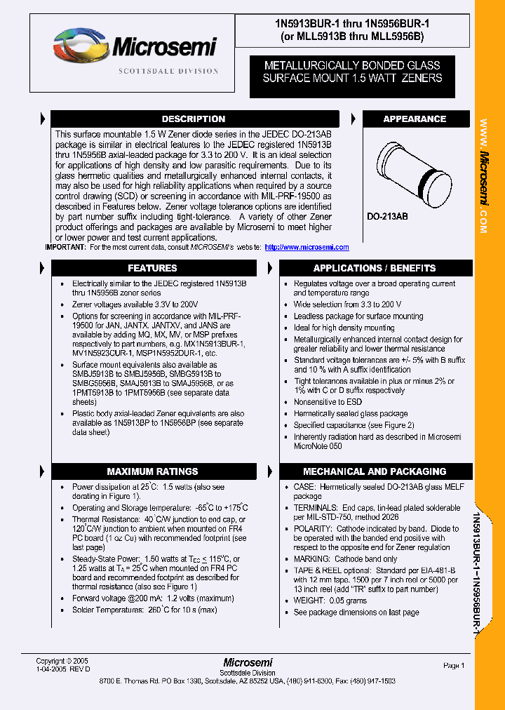 1N5932BUR-1_4162599.PDF Datasheet