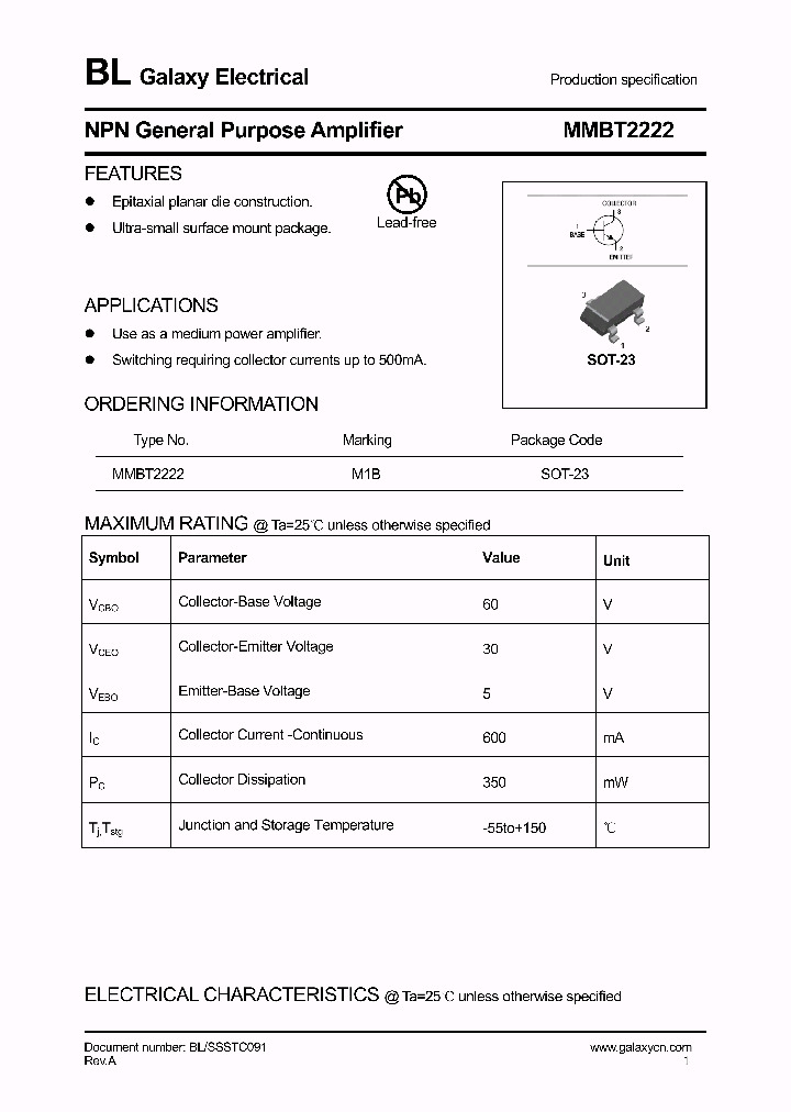 MMBT2222_4147237.PDF Datasheet