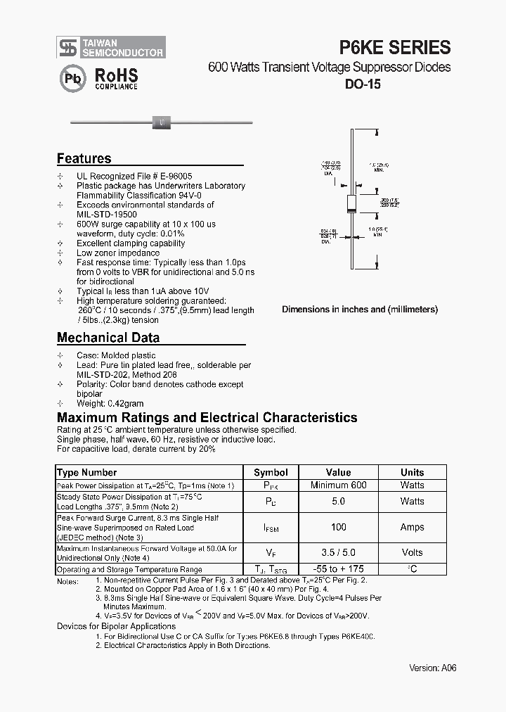 P6KE150_4114492.PDF Datasheet