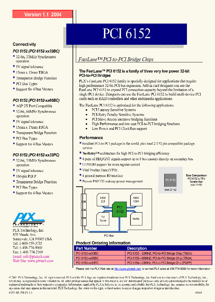 PCI6152-XX66BC_4128144.PDF Datasheet