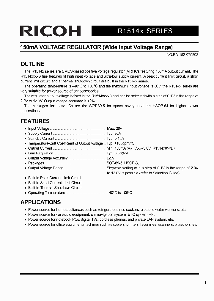 R1514H070B_4152339.PDF Datasheet