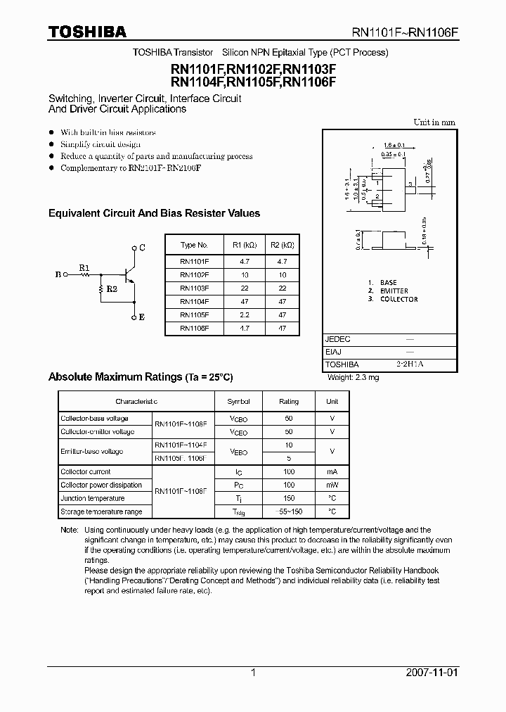 RN1101F07_4125396.PDF Datasheet