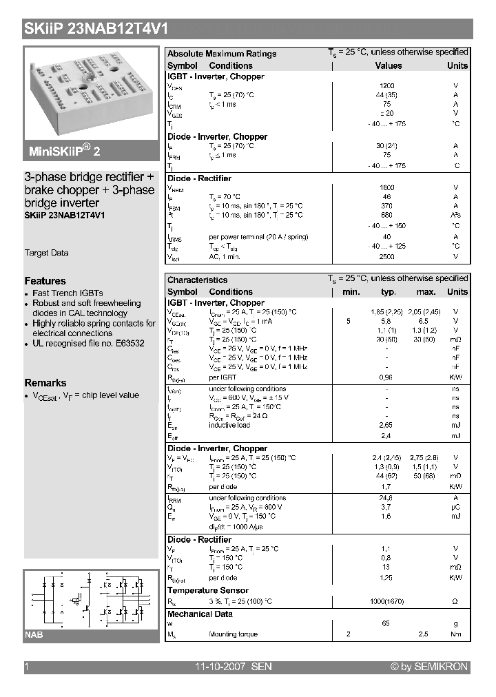 SKIIP23NAB12T4V1_4131026.PDF Datasheet