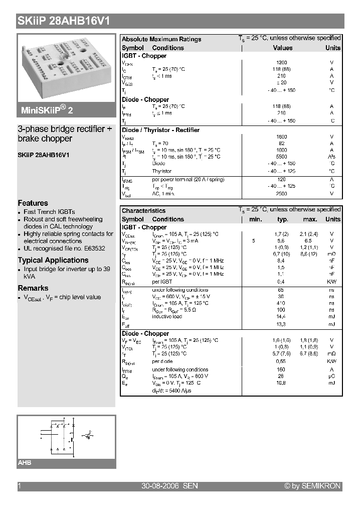 SKIIP28AHB16V1_4122839.PDF Datasheet