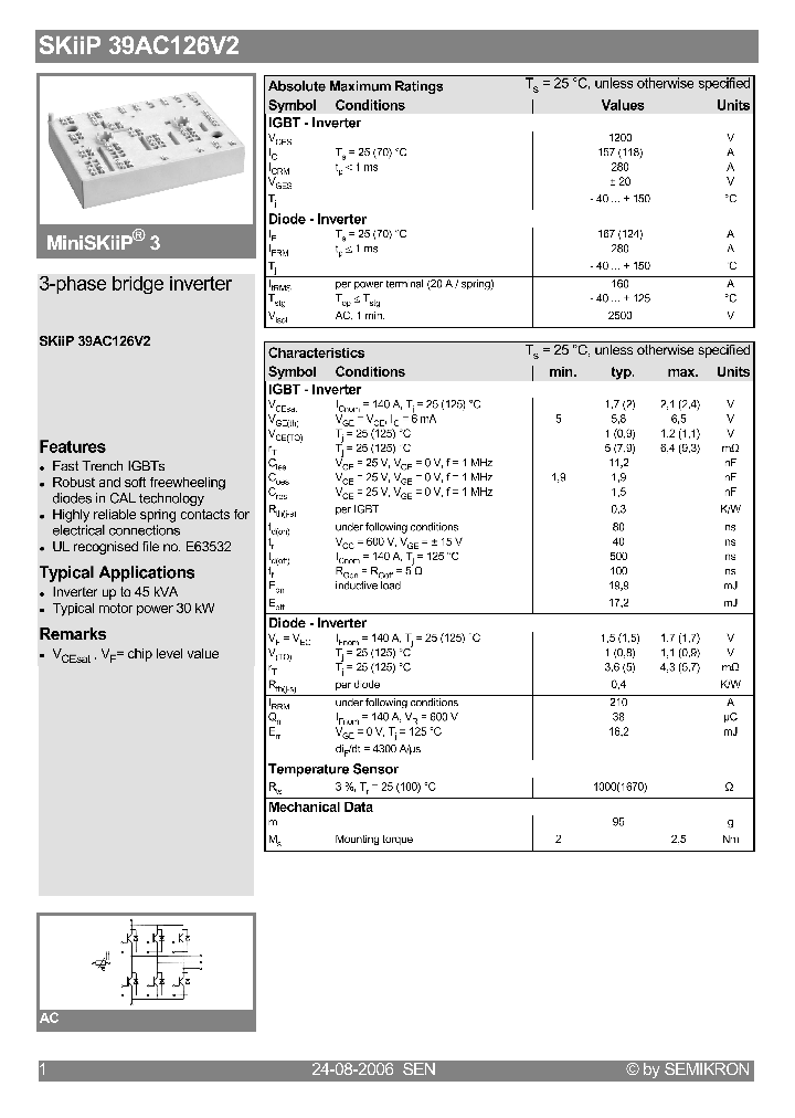 SKIIP39AC126V2_4131631.PDF Datasheet