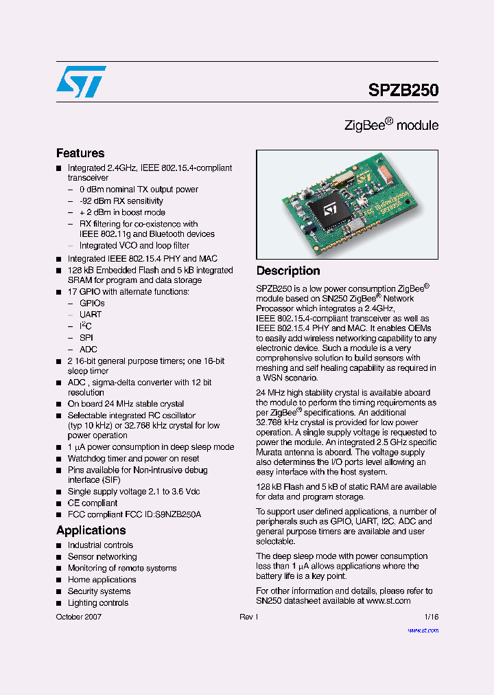 SPZB250_4100459.PDF Datasheet