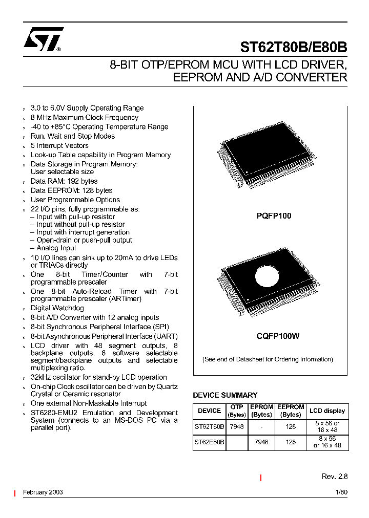 ST62T80BQ6_4108983.PDF Datasheet