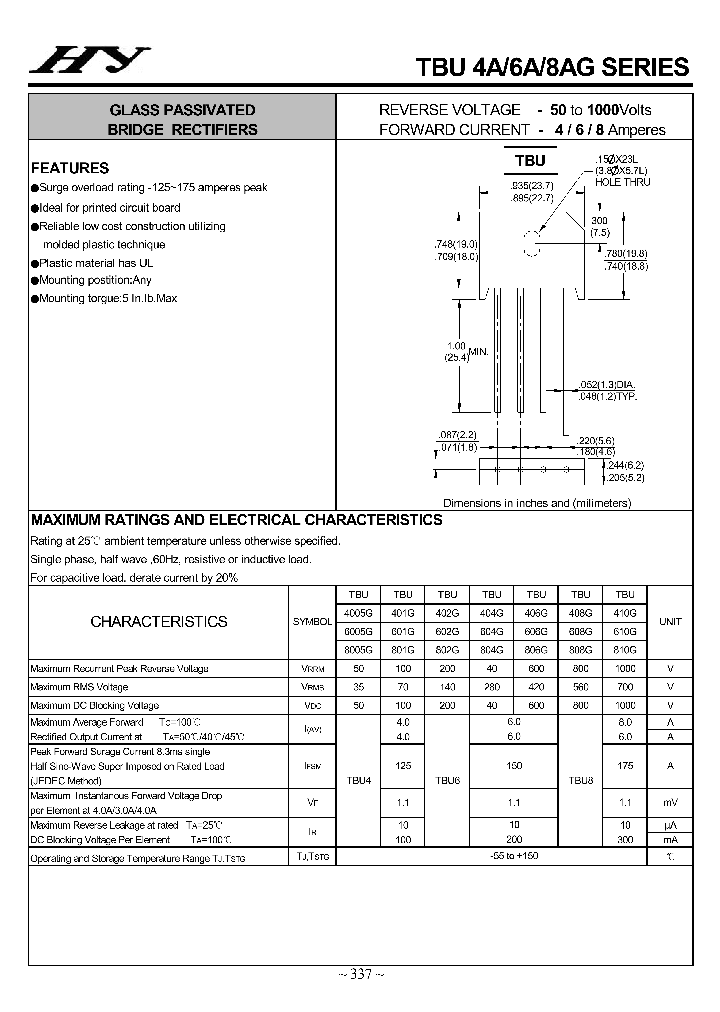 TBU401G_4152773.PDF Datasheet