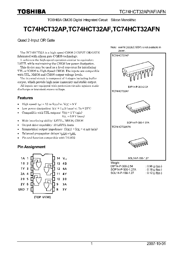 TC74HCT32AP07_4124502.PDF Datasheet