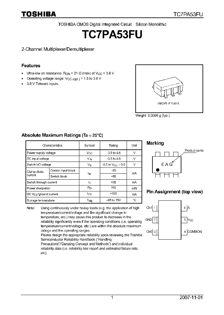 TC7PA53FU07_4133184.PDF Datasheet