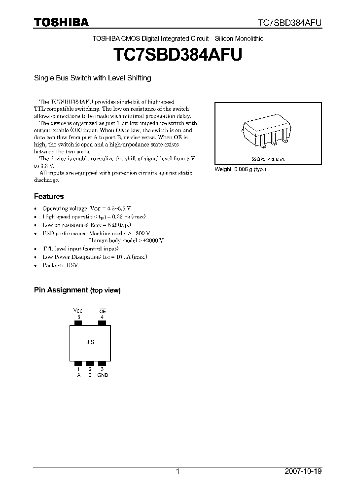 TC7SBD384AFU_4133163.PDF Datasheet